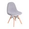 Flash Furniture Gray Kids Faux Shearling Chair with Wooden Legs DL-DA2018-2-GY-GG - alternate 9